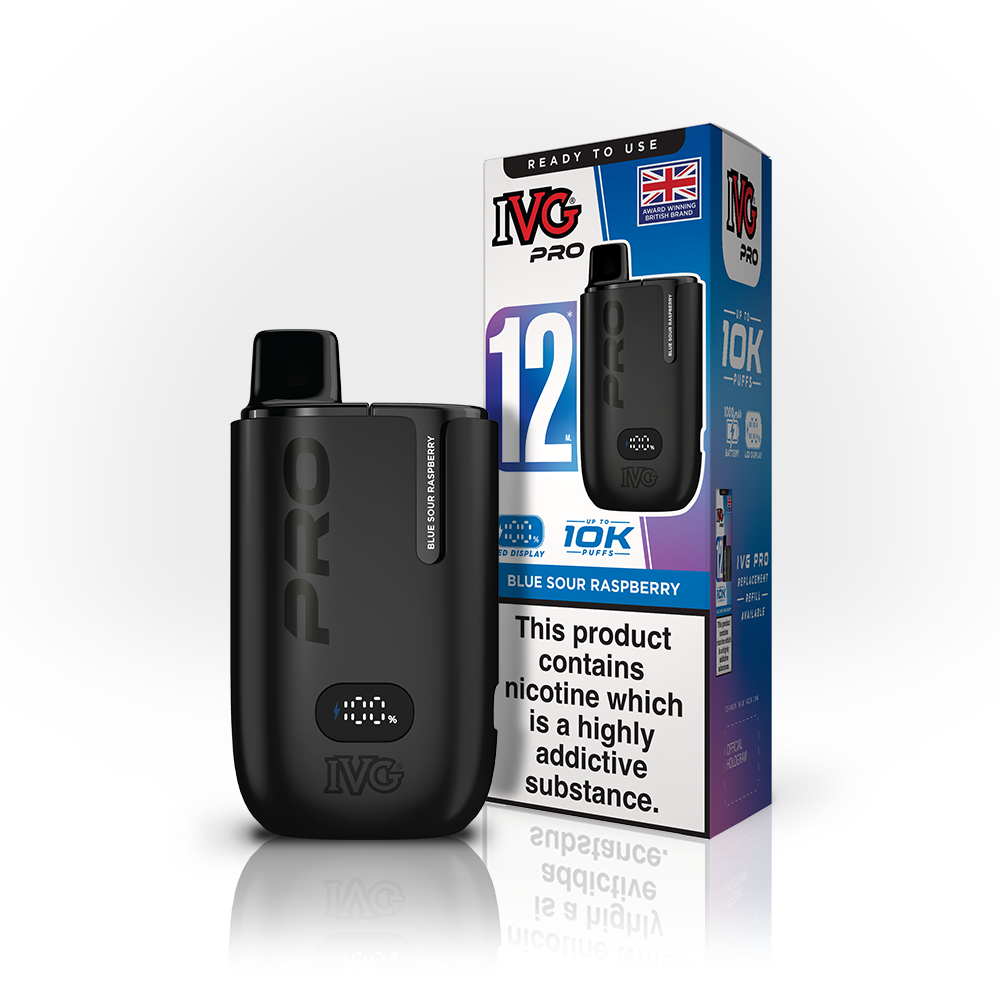 IVG PRO 12 Blue Sour Raspberry Starter Kit 20mg