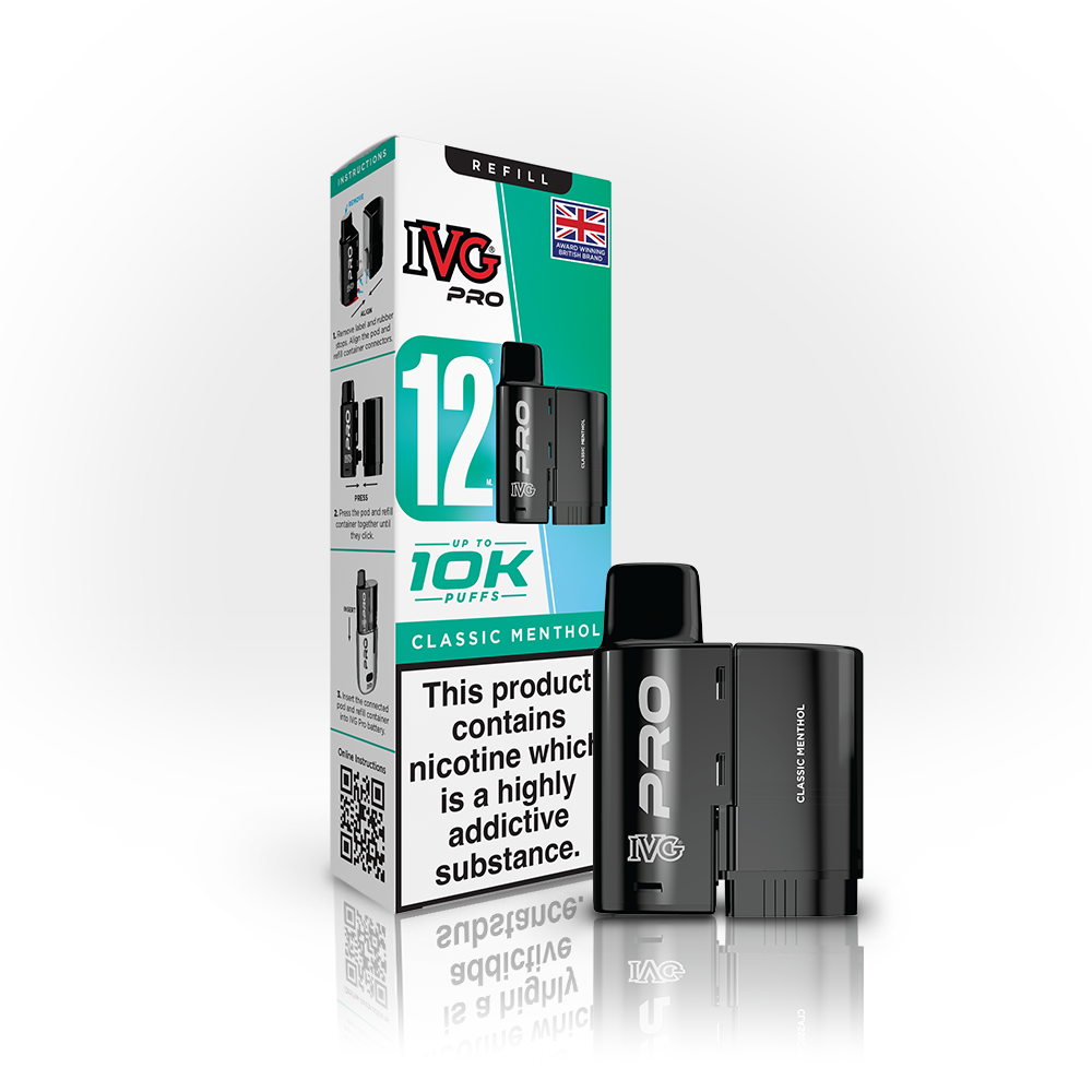 IVG PRO 12 Classic Menthol Refill Pod 20mg
