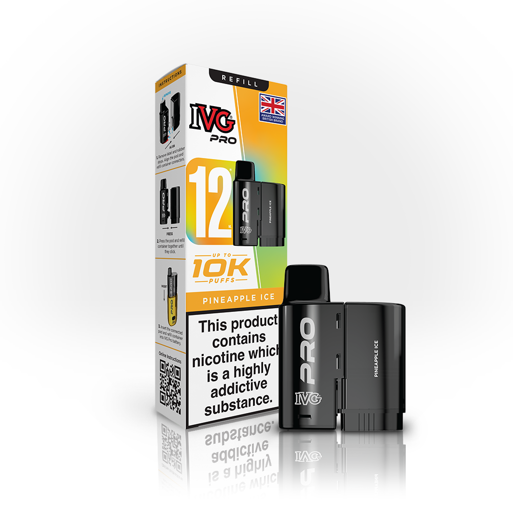 IVG PRO 12 Pineapple Ice Refill Pod 20mg